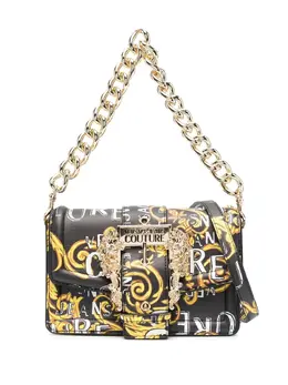 Versace Jeans Couture: Чёрная сумка 