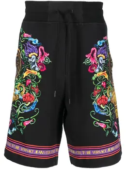 Versace Jeans Couture: Шорты с абстрактным принтом 