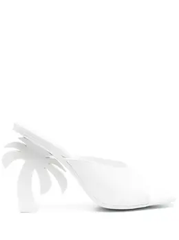 Palm Angels: Белые сандалии 