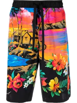Dolce & Gabbana: Шорты с принтом 