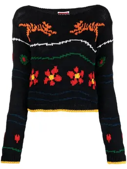 Kenzo: Трикотажный свитер 
