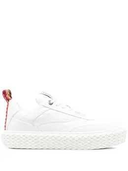 Lanvin: Белые кроссовки  Curb