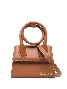 Jacquemus: Коричневая сумка на руку  Le Chiquito