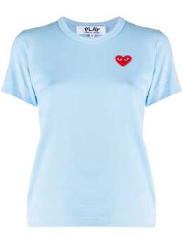 Comme Des Garcons Play: Голубая футболка  Heart