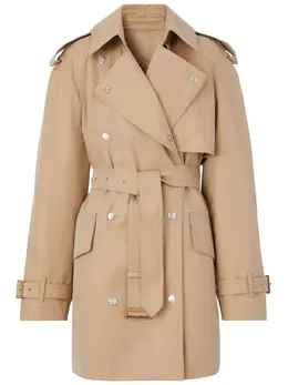 Burberry: Хлопковый плащ 
