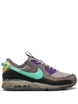 Nike: Тёмные кроссовки  Air Max