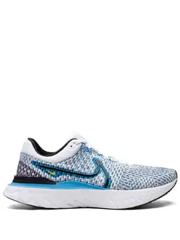Nike: Голубые кроссовки  React Infinity Run Flyknit