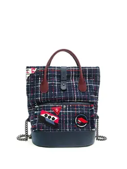 Chanel Pre-Owned: Синяя сумка 
