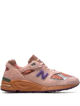 New Balance: Светлые кроссовки 