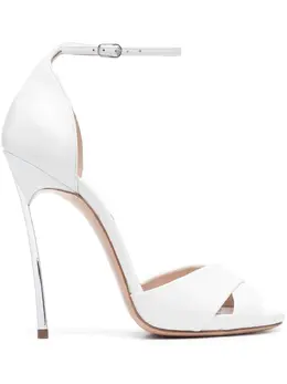 Casadei: Белые сандалии  Blade