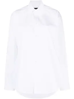 Balenciaga: Рубашка  Hourglass с длинным рукавом