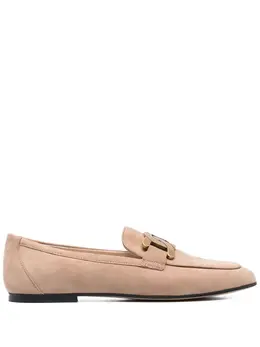 Tod's: Светлые лоферы 