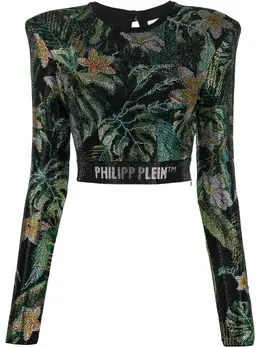 Philipp Plein: Топ  Crystal со стразами