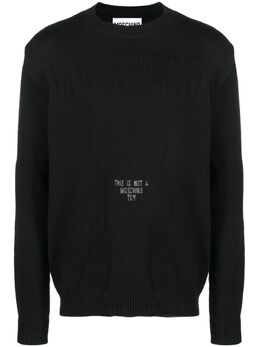 Moschino: Чёрный свитер 