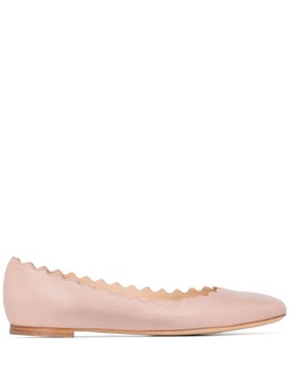 Chloé: Розовые балетки  Lauren