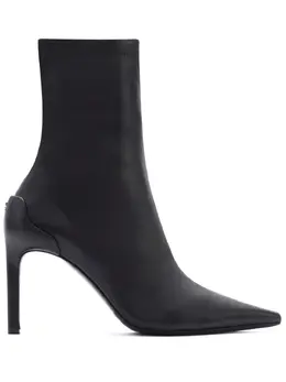 Courrèges: Чёрные ботинки 