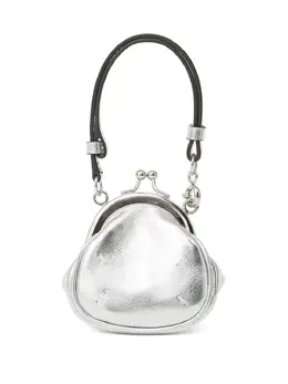 Maison Margiela: Серебристый клатч 