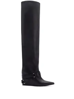 Courrèges: Чёрные ботинки 