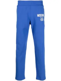 Moschino: Брюки с принтом 
