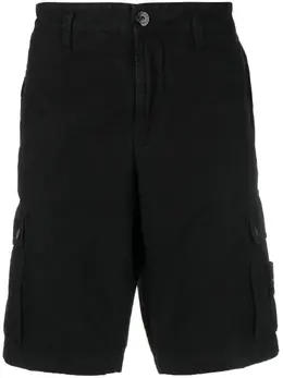 Stone Island: Чёрные шорты  Compass