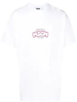 MSGM: Футболка с принтом 