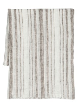 Brunello Cucinelli: Белый шарф 