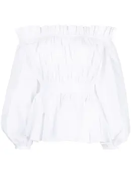 Alexander McQueen: Блуза с открытыми плечами 