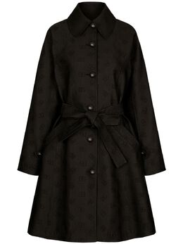 Dolce & Gabbana: Жаккардовое пальто  DG