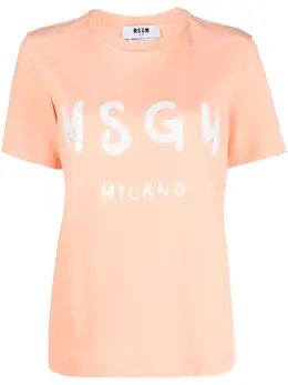 MSGM: Футболка с принтом 