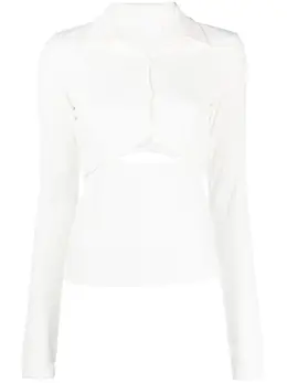 Helmut Lang: Трикотажный топ 