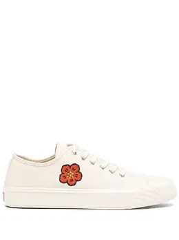 Kenzo: Белые кроссовки 