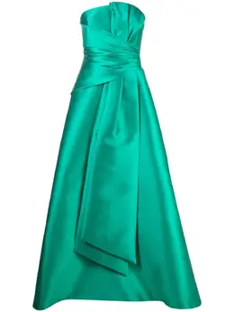 Alberta Ferretti: Зелёное платье 