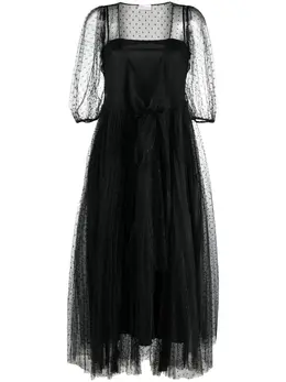 RED Valentino: Платье с коротким рукавом 