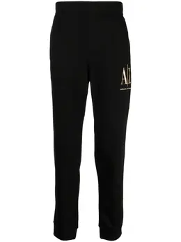 Armani Exchange: Чёрные брюки 