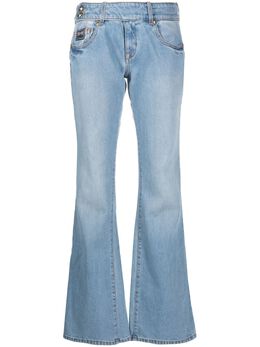 Versace Jeans Couture: Расклешённые джинсы 