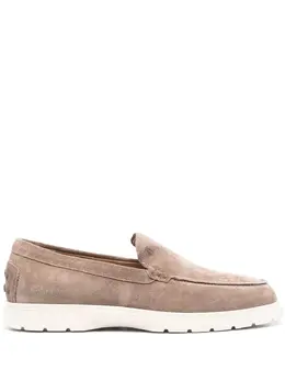 Tod's: Коричневые мокасины 