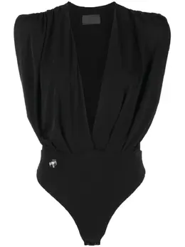 Philipp Plein: Чёрный боди 