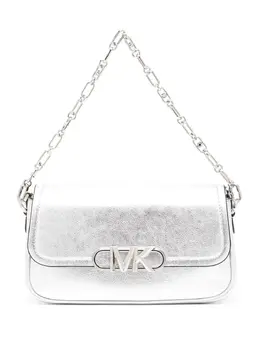 Michael Michael Kors: Серебристая сумка 