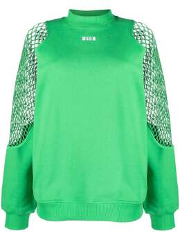 MSGM: Свитшот в сетку 
