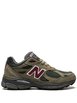 New Balance: Тёмные кроссовки  990