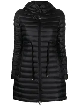Moncler: Пальто с капюшоном 