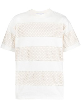 MSGM: Футболка в сетку 