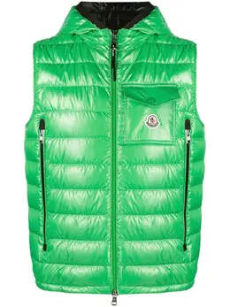 Moncler: Яркий жилет 