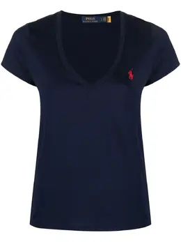 Polo Ralph Lauren: Поло с v-образным вырезом 