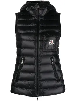 Moncler: Жилет с принтом 