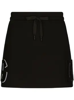 Dolce & Gabbana: Чёрная юбка 
