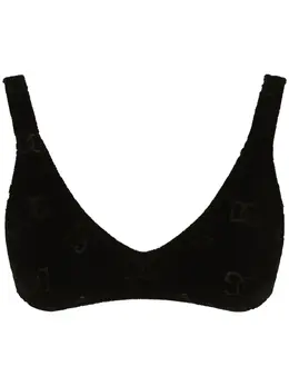 Dolce & Gabbana: Чёрный топ  DG