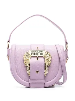 Versace Jeans Couture: Фиолетовая сумка-шоппер 
