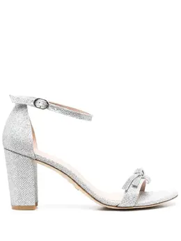 Stuart Weitzman: Серебристые сандалии 
