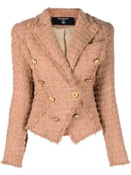 Balmain: Двубортная куртка 